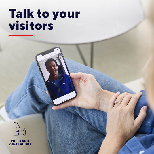 Trust doorcam-3000 slimme wifi deurbelcamera (zwart, 2.4 ghz wifi)