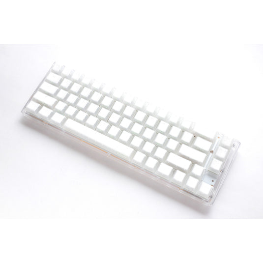 Ducky one 3 sf aura white, toetsenbord (wit, us lay-out, cherry mx brown, 65%, abs double shot, hot swap)