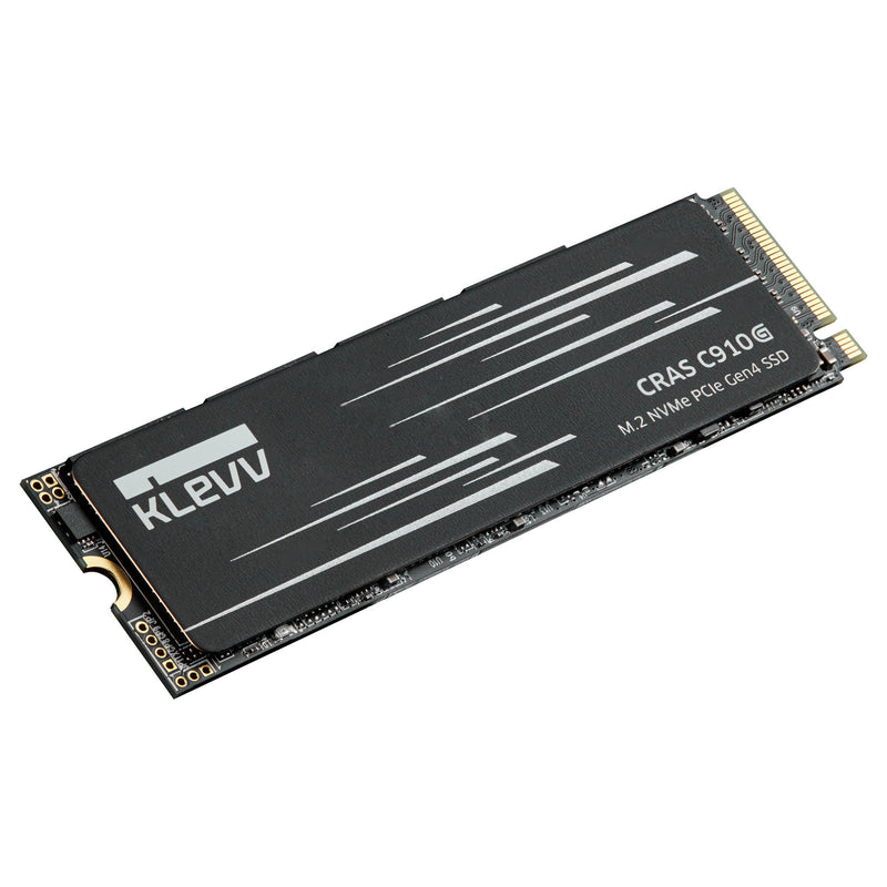 Load image into Gallery viewer, Klevv cras c910g 4 tb ssd (zwart, k04tbm2sp0-10g, pcie gen 4.0 x4, nvme 2.0)
