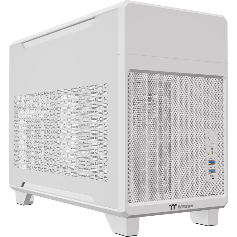 Load image into Gallery viewer, Thermaltake tr100 snow mini tower behuizing (wit | 2x usb-a | 1x usb-c)
