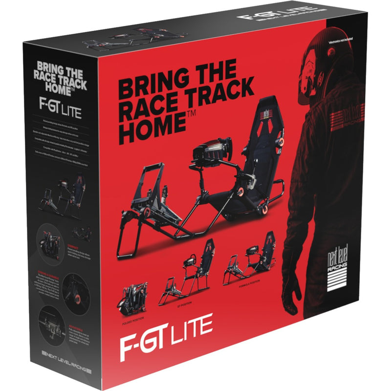 Load image into Gallery viewer, Next level racing f-gt lite foldable racing simulator (zwart rood)
