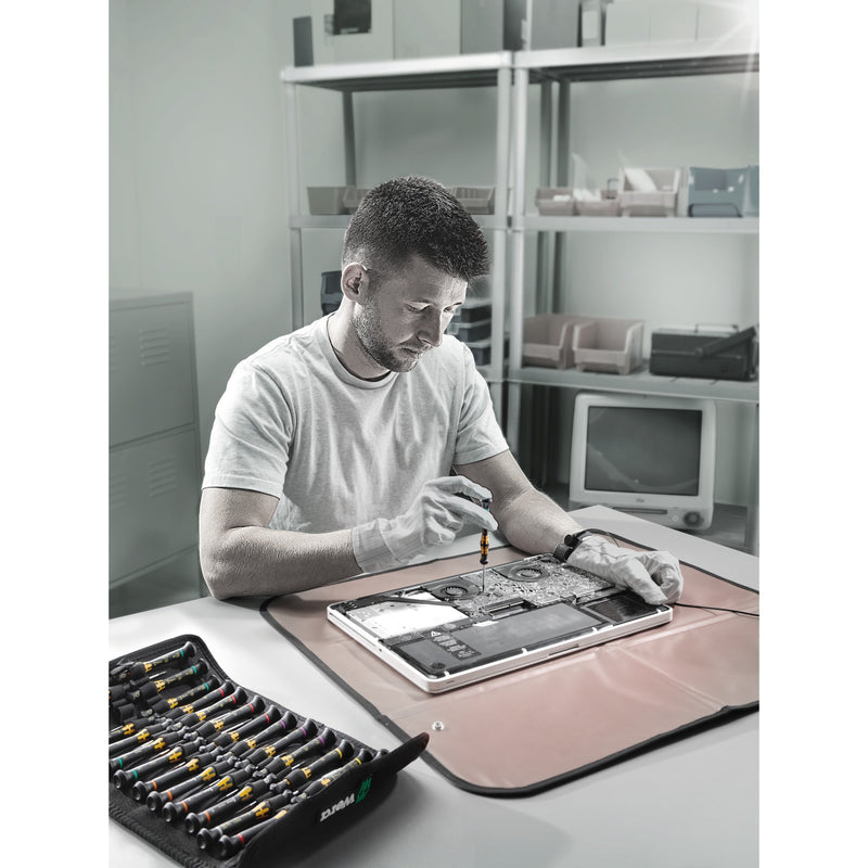 Load image into Gallery viewer, Wera kraftform micro esd big pack 1 schroevendraaierset elektricien (zwart geel, 25‑delig)
