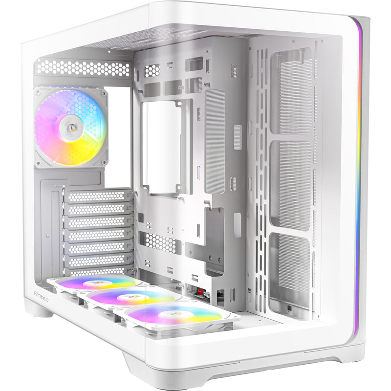Load image into Gallery viewer, Antec c5 curve argb midi tower behuizing (wit | 2x usb-a | 1x usb-c | tempered glass)
