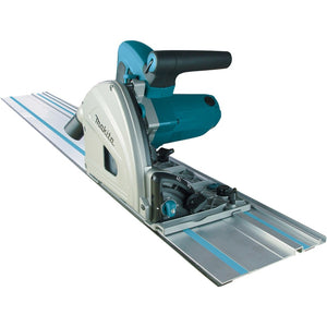 Makita 230 v invalcirkelzaag 165 mm sp6000j handcirkelzaag (blauw zwart, in mbox, incl. tas voor geleiderail)
