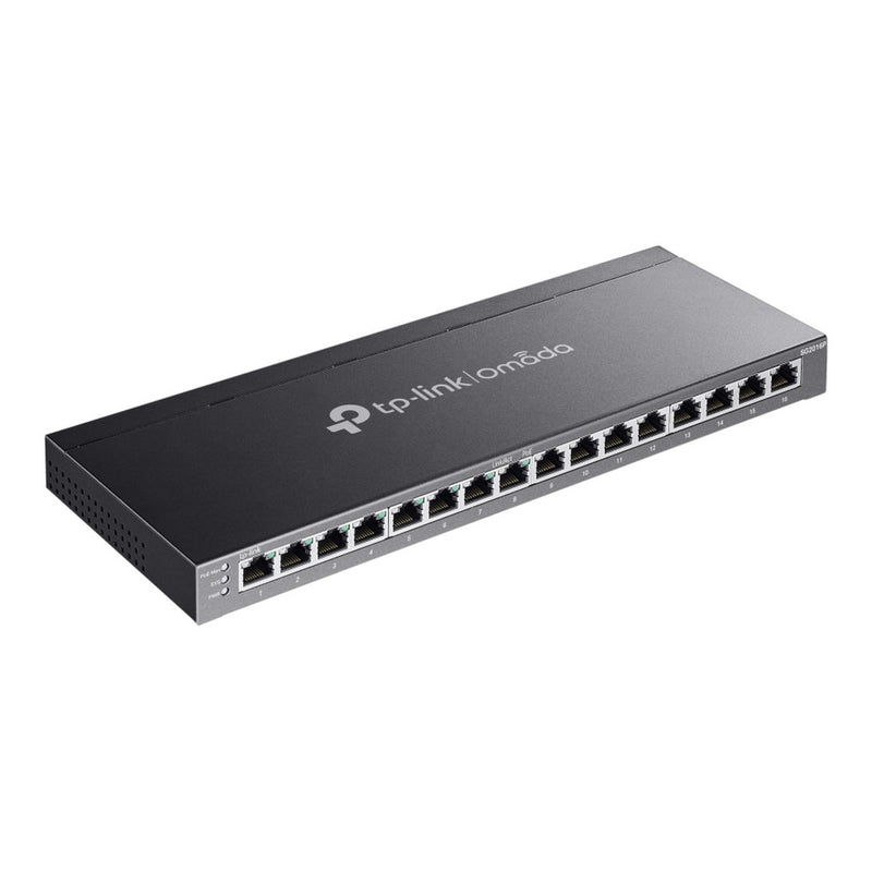 Load image into Gallery viewer, Tp-link omada sg2016p 16-poort gigabit smart switch (zwart, 8x poe+)
