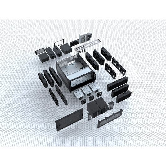 Silverstone rm600 rack behuizing (zwart)