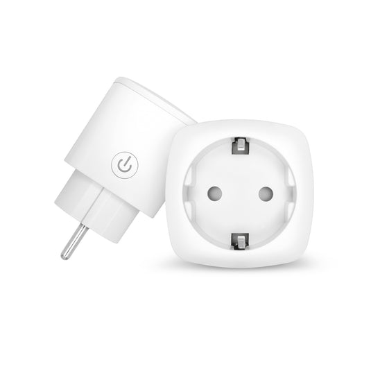 Trust slimme wifi stekker (wit, 2 stuks, wifi 2.4ghz)