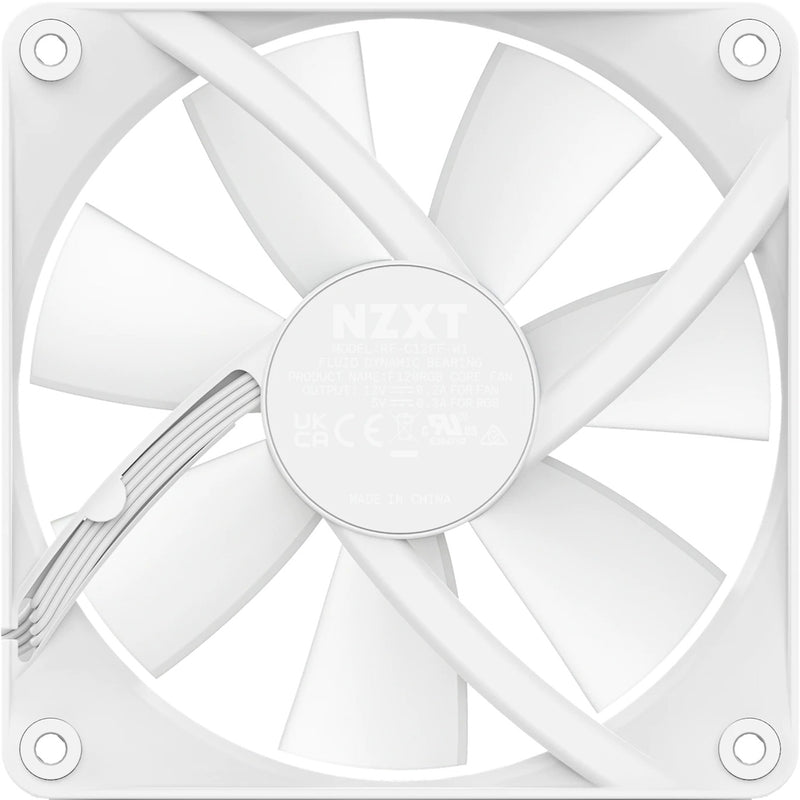 Load image into Gallery viewer, Nzxt f120 rgb core case fan (wit, 120 x 120 x 26 mm, pwm)
