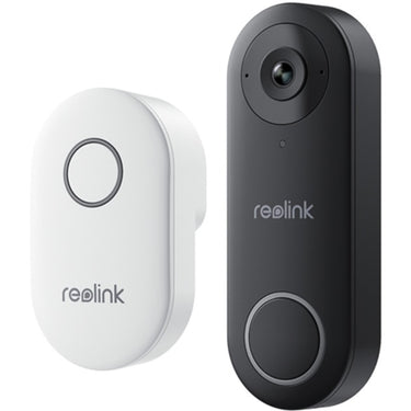 Reolink smart 2k+ bedrade poe videodeurbel met gong (zwart)