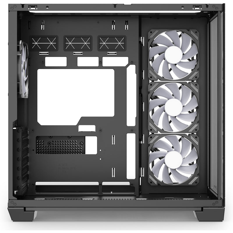 Load image into Gallery viewer, Sharkoon steel shark midi tower behuizing (zwart | 2x usb-a | 1x usb-c | rgb | tempered glass)
