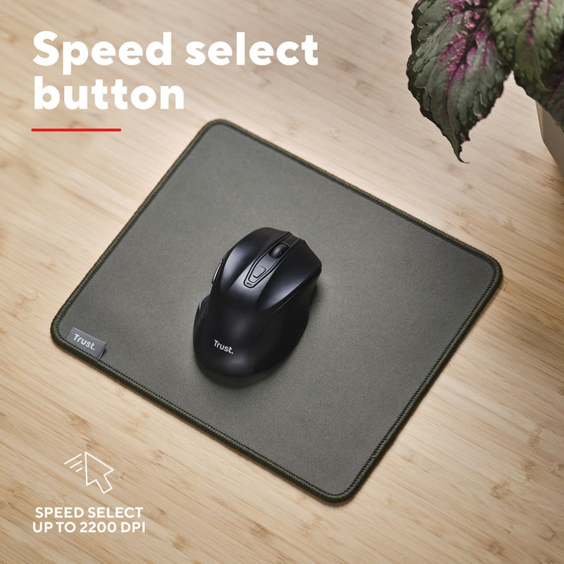 Load image into Gallery viewer, Trust nito stille draadloze muis (zwart, 800 - 2.200 dpi)
