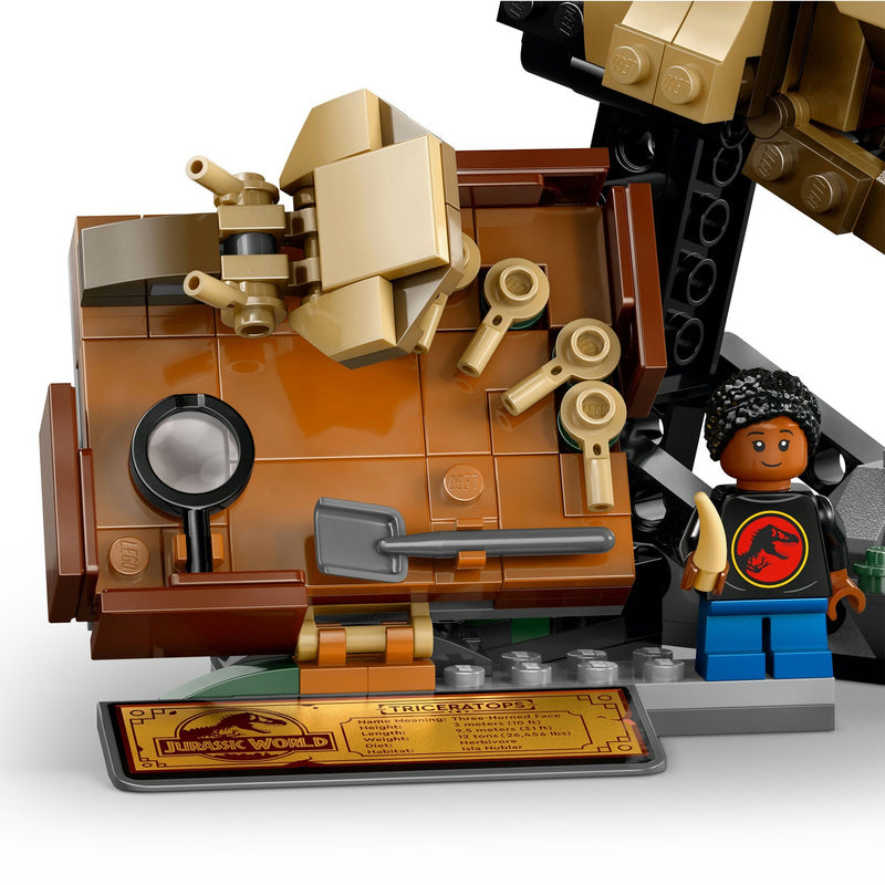 Load image into Gallery viewer, Lego jurassic world 76969 dinosaurusfossielen: triceratops schedel
