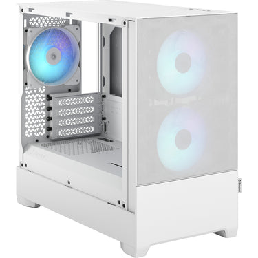 Fractal design pop mini air rgb midi tower behuizing (wit | 2x usb-a | rgb | window)