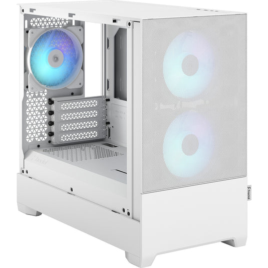 Fractal design pop mini air rgb midi tower behuizing (wit | 2x usb-a | rgb | window)