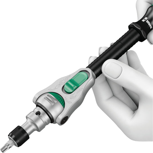 Wera 8100 sc 6 zyklop speed-ratelset, 1 2 -aandrijving gereedschapsset (zwart groen, 28-delig)
