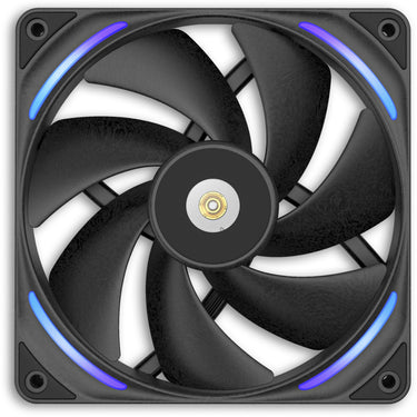 Nzxt f140x rgb case fan (zwart, 140 x 140 x 30 mm, pwm)