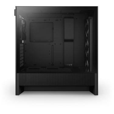 Nzxt h5 flow rgb v2 midi tower behuizing (zwart | 1x usb-a | 1x usb-c | rgb | tempered glass)