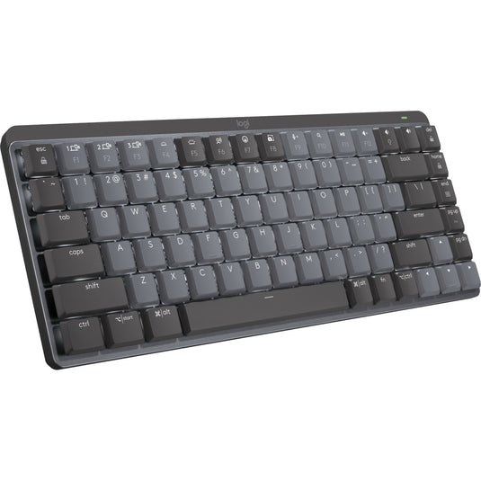 Logitech mx mechanical mini, toetsenbord (zwart grijs, us-international, gl tactile, bluetooth low energy)