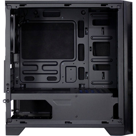 Inter-tech h-606 mini tower behuizing (zwart | 2x usb-a)
