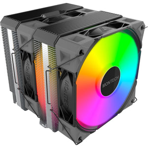 Montech nx600 argb cpu-koeler (zwart)