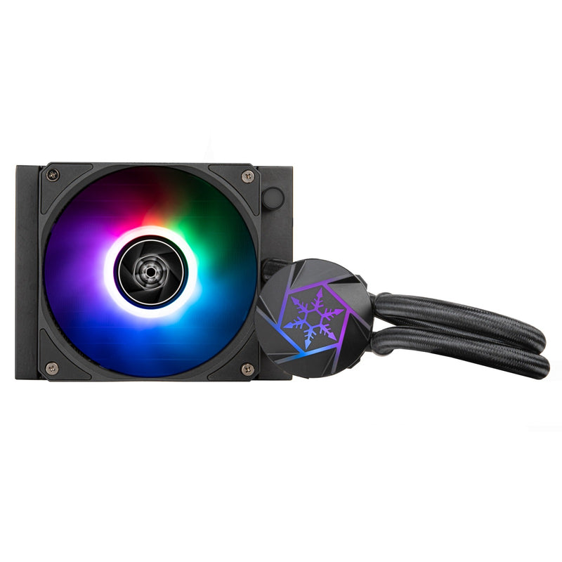 Load image into Gallery viewer, Silverstone vida 120 slim waterkoeling (zwart)
