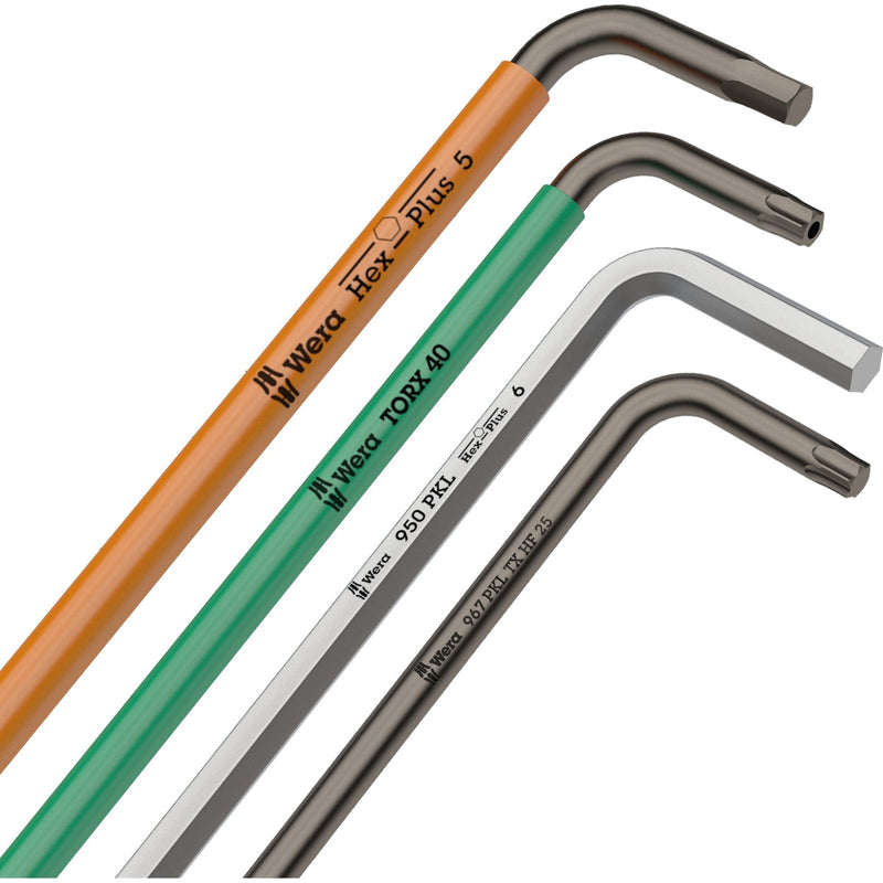 Load image into Gallery viewer, Wera inbussleutelset 950 9 hex-plus 1 (chroom, 9-delig, 1,5mm tot 10mm)
