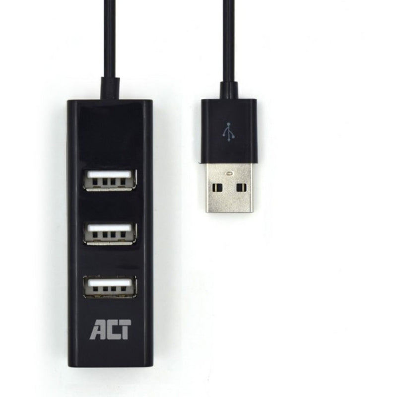 Load image into Gallery viewer, Act connectivity usb hub mini 4 port usb-hub (zwart)
