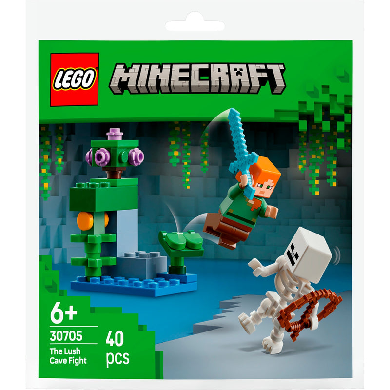 Load image into Gallery viewer, Lego minecraft - duel bij de weelderige grot constructiespeelgoed (30705)

