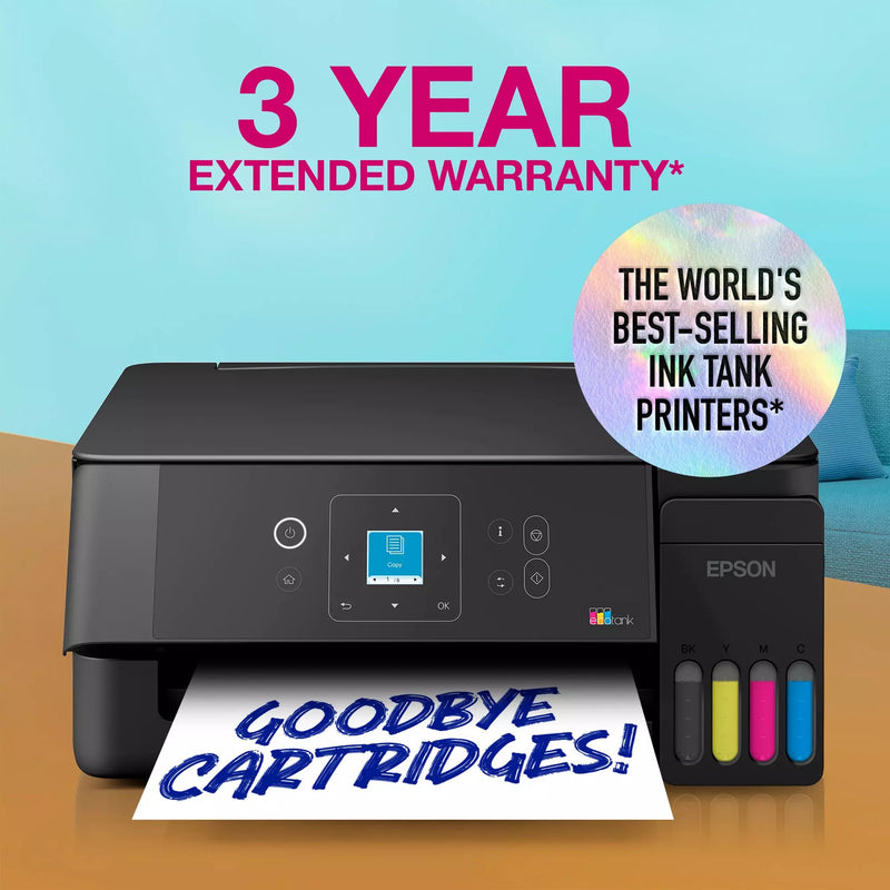 Load image into Gallery viewer, Epson ecotank et-2922 all-in-one inkjetprinter (zwart, scannen, kopiëren, wi-fi, inclusief tot 3 jaar inkt, c11cl63416)
