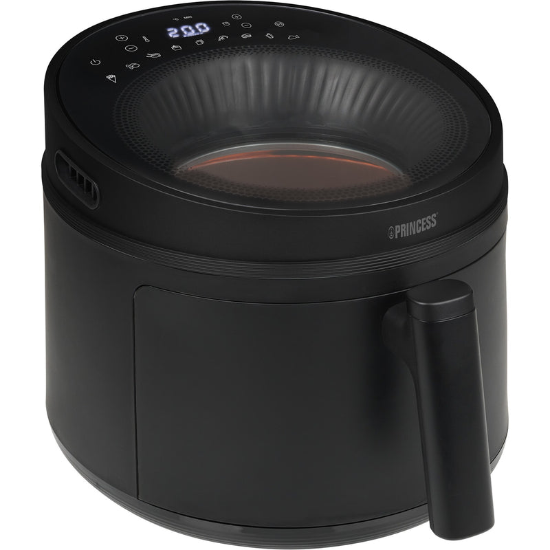 Load image into Gallery viewer, Princess cyclone vision airfryer heteluchtfriteuse (zwart, 5 liter)
