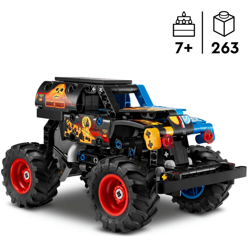 Afbeelding laden in galerijviewer, Lego technic 42219 monster jam grave digger vuur en ijs

