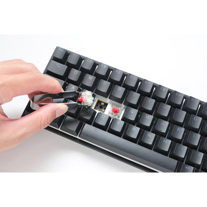 Load image into Gallery viewer, Ducky mecha pro sf, toetsenbord (zwart, us lay-out, cherry mx red, rgb leds, 65%, pbt double-shot)
