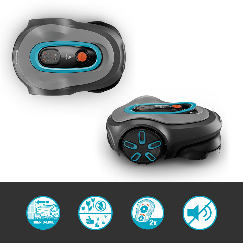 Load image into Gallery viewer, Gardena robotmaaier sileno max 1200 m² (zwart, laadstation inbegrepen)
