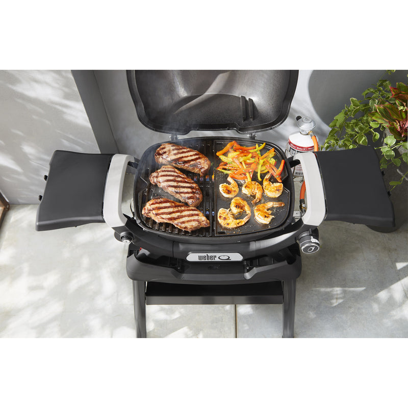 Load image into Gallery viewer, Weber halve plancha voor q 1100n en q 1200n grillplaat (zwart)
