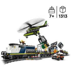 Lego ® city overval op politietrein - speelgoedtreinset - 60508