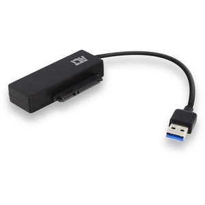 Act connectivity usb 3.2 gen1 naar 2,5 3,5 inch sata adapterkabel voor ssd hdd (zwart, usb 3.2 (5 gbit s))