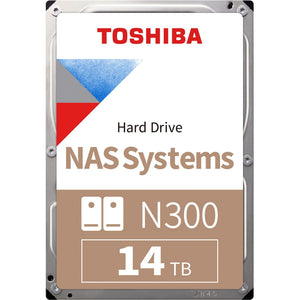 Toshiba n300 14 tb harde schijf (sata 600, 24 7)