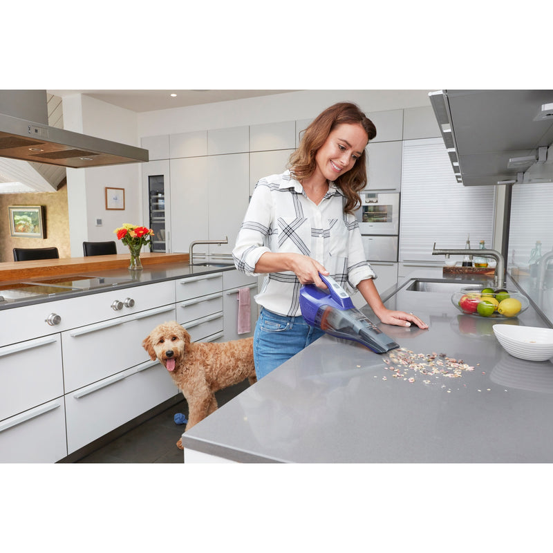 Load image into Gallery viewer, Black+decker dvb315jp 12v 1.5ah pet kruimeldief met dierenborstel handstofzuiger
