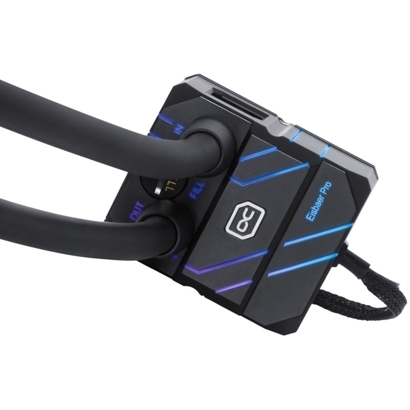 Load image into Gallery viewer, Alphacool eisbaer pro hpe aurora 360 cpu aio waterkoeling (zwart, argb, 4-pin pwm)
