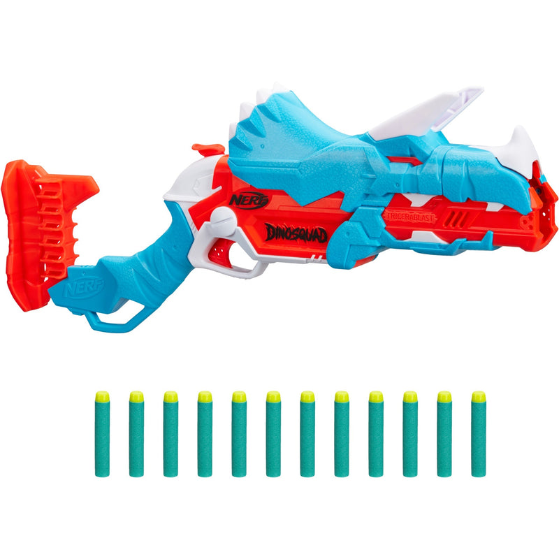 Load image into Gallery viewer, Hasbro nerf dinosquad tricera-blast nerf-gun
