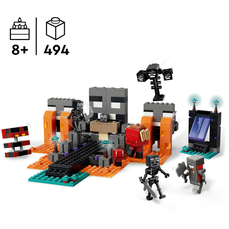 Afbeelding laden in galerijviewer, Lego minecraft de wither-strijd videogame speelgoed voor kinderen - 21590
