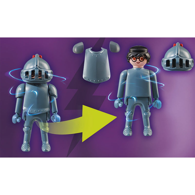 Load image into Gallery viewer, Playmobil scooby-doo! - avontuur met black knight constructiespeelgoed (70709)

