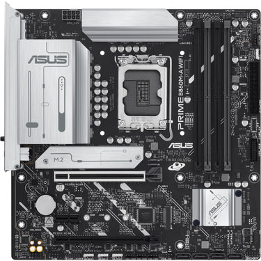 Asus prime b860m-a wifi socket 1851 moederbord (raid, 2.5 gb-lan, wi-fi 6e, bt, sound, µatx)