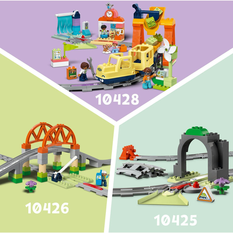 Load image into Gallery viewer, Lego duplo stad - interactieve avonturentrein constructiespeelgoed (10427)
