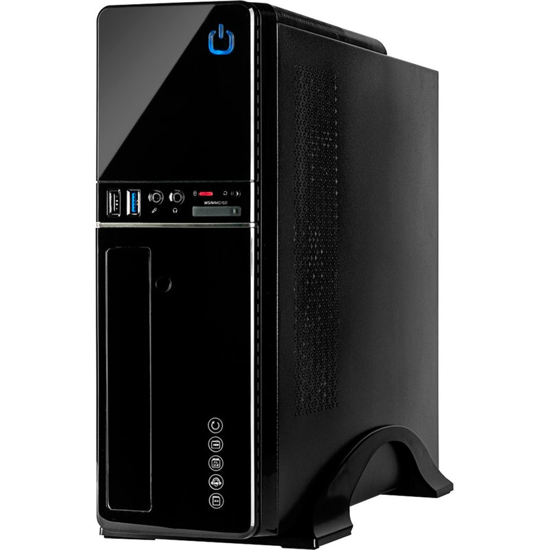 Load image into Gallery viewer, Inter-tech it-607 mini tower behuizing (zwart | 2x usb-a)
