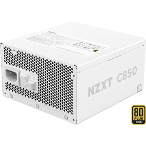 Nzxt c850 gold atx 3.1 modulaire 850 watt voeding (wit, 1x 12v-2x6, 3x pcie)