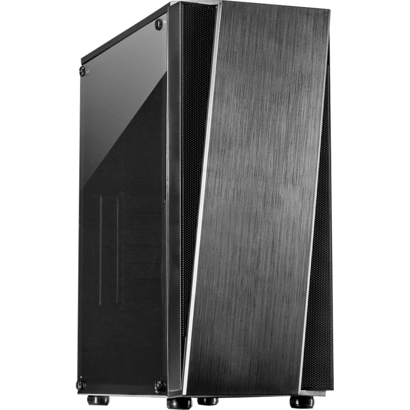 Load image into Gallery viewer, Inter-tech t-11 televen midi tower behuizing (zwart | 3x usb-a | window)
