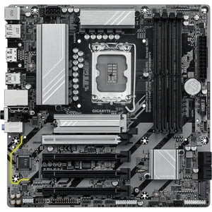 Gigabyte b860m ds3h wifi6e socket 1851 moederbord (raid, 2.5gb-lan, wi-fi 6e, bt, sound, µatx)
