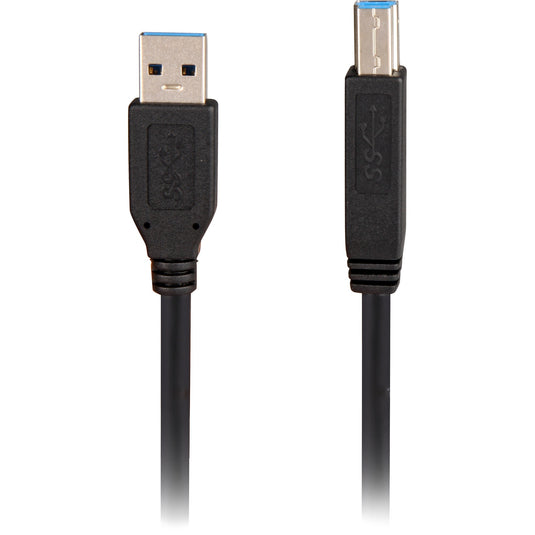 Sharkoon usb-a 3.0 > usb-b kabel (zwart, 3 meter)