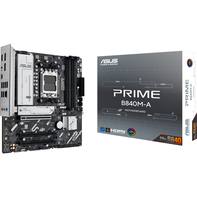 Load image into Gallery viewer, Asus prime b840m-a-csm socket am5 moederbord ( 2,5gb-lan, sound, µatx)
